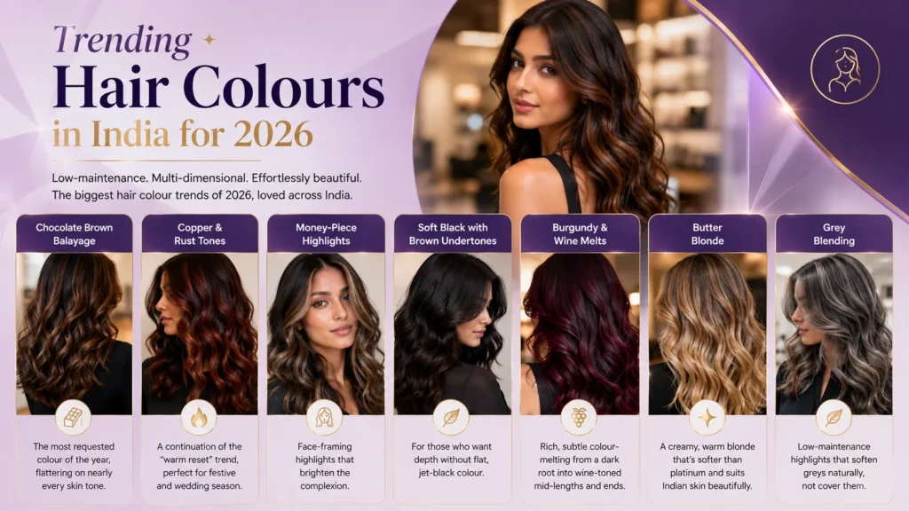 Trending Hair Colours in India for 2026